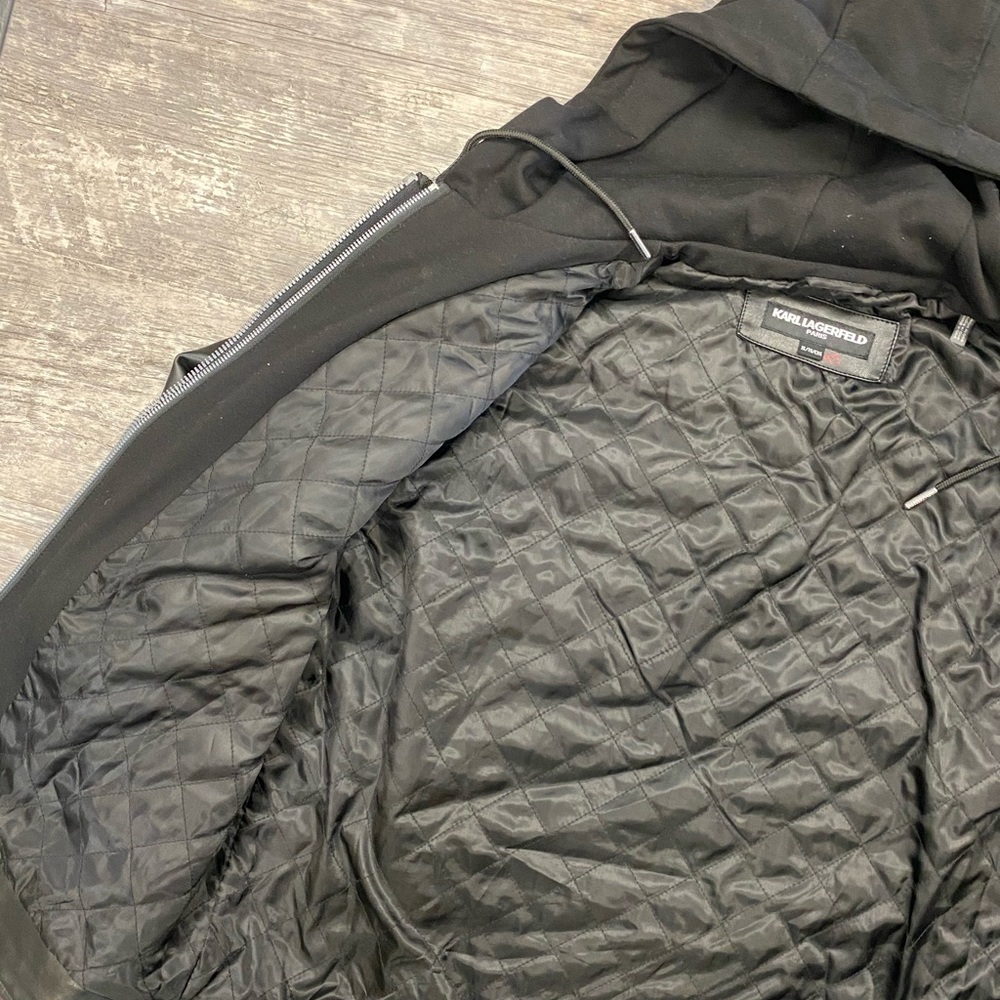 Karl Lagerfeld leather jacket - Picture 6 of 7